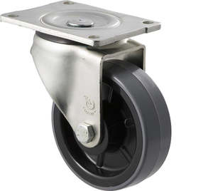 Castors Heavy Industrial 300kg 600kg: 125mm Heavy Duty Polyurethane Castor - 350KG Rated