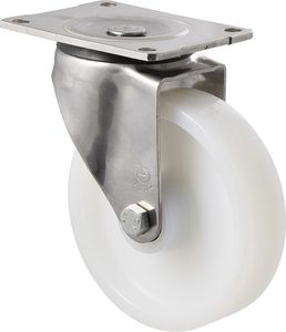 Castors Stainless 150kg 500kg: 150mm Nylon Stainless Steel Castors -  450KG Rated