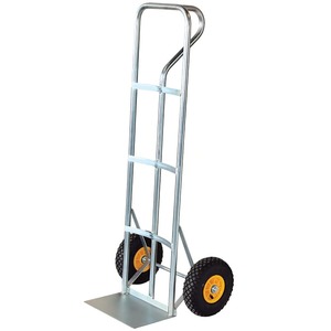 Hand Trucks: Hand Truck - NZ Made Heavy Duty Gooseneck Series Short GN40S | Plastic Centred Wheels - 150KG Rated