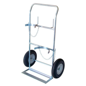 Hand Truck: Double Gas Bottle Hand Truck NZ Made G Sized Cylinders 200kg – HDG52