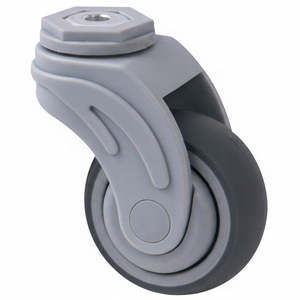 75mm Medical Bolt Hole Castors - 95KG Rated