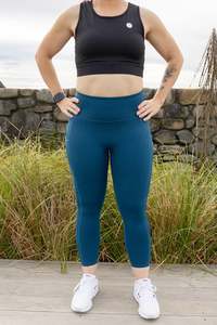 ELEVATE TIGHTS - 7/8 LENGTH - ATLANTIC