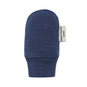 Baby: Newborn Merino Mittens | Navy