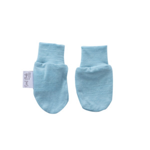 Baby: Newborn Merino Mittens | Sky Blue