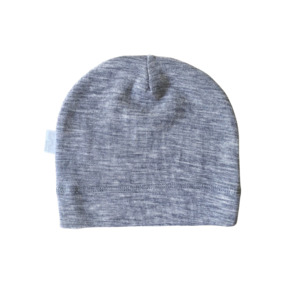 Kids: Kids Merino Beanie | Grey Marle