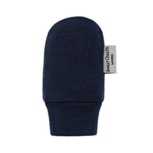 Baby Accessories: Newborn Merino Mittens | Indigo