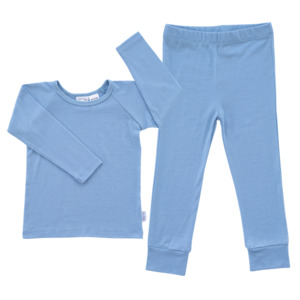 Non Sale Items For Omnisend Welcome Discount: Organic Merino Pyjamas | Pale Blue