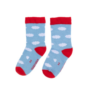 Bundles: Baby Merino Adventure Socks | Light Blue Clouds