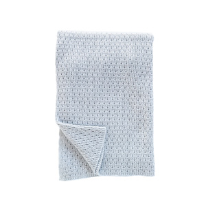 Merino Knit Blanket | Light Blue