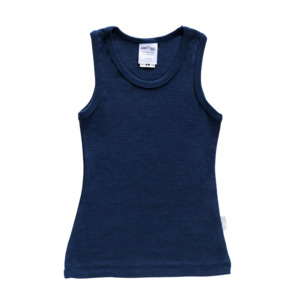 Merino Singlet | Indigo