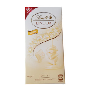 Sweetas Lollies: Lindor White Chocolate Block