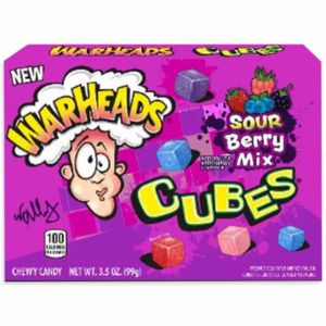 WARHEADS BERRY CUBES THEATER BOX