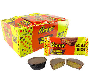 REESES PEANUT BUTTER CUP KING SIZE - MILK W/ REESES PIECES (SINGLE)