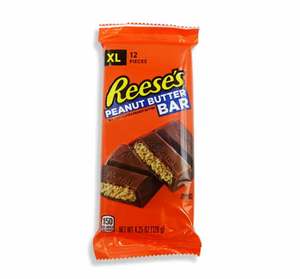 Chocolates: REESES CANDY BAR KING SIZE - X-LARGE PEANUT BUTTER BAR