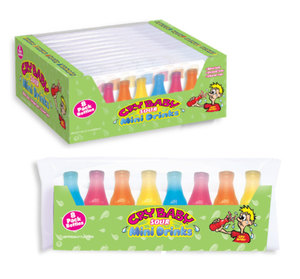 NIK-L-NIP SOUR WAX BOTTLES 8PK - CRY BABY (SINGLE)