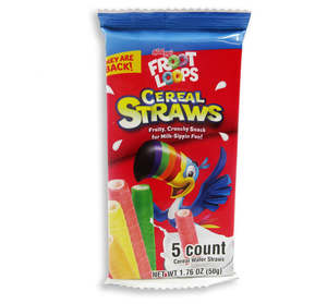 American Cereal: KELLOGGS FROOT LOOP CEREAL STRAWS