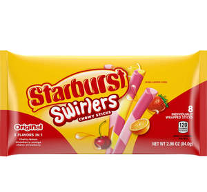 STARBURST SWIRLERS STICKS IN DISPLAY - ORIGINAL SHARE SIZE