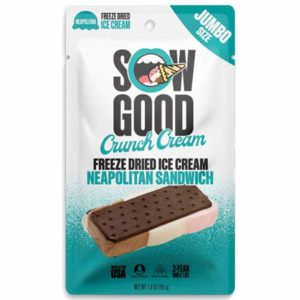 FREEZE DRIED - JUMBO ICE CREAM NEAPOLITAN SANDWICH