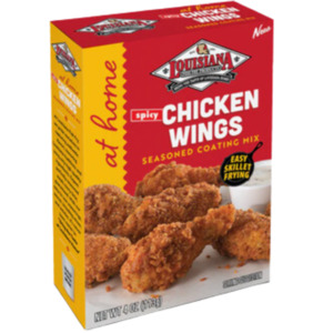 Louisiana Chicken Wings Seoasoned Coating Mix