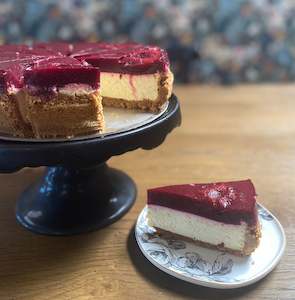 Products: Black Doris Plum Cheesecake