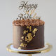 Chocolate Ganache & Gold Leaf Cake