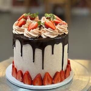 Decadent Layer Cake Collection: Vanilla & Strawberry Cake