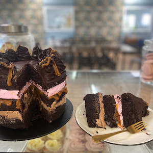 Decadent Layer Cake Collection: Chocolate Pinky Bar Cake