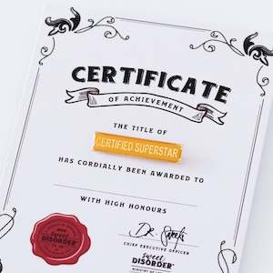 Our Classics: Certified Superstar Award Badge