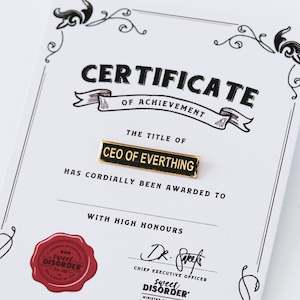 Our Classics: CEO of Everything Award Badge