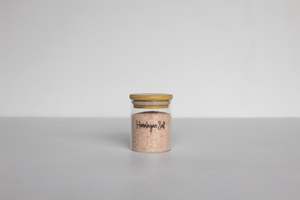 Round Glass Bamboo: Round Glass & Bamboo Jar 250ml