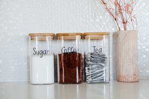 Square Tea, Coffee & Sugar Set