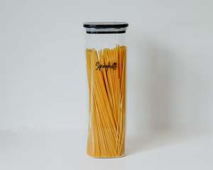 Onyx Glass & Bamboo Jar 2000ml