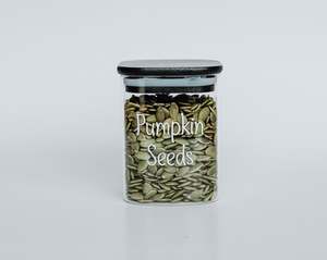 Onyx Glass & Bamboo Jar 500ml