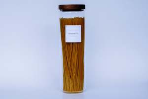 Acacia Glass Jar 1600ml