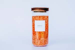 Acacia Glass Jar 1000ml