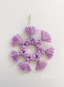 Christmas Decor: LAVENDER SKIES SNOWFLAKE