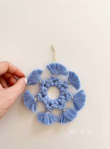 LAVENDER BLUE SNOWFLAKE