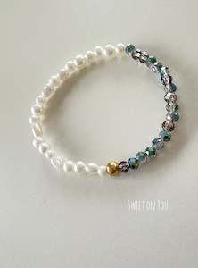 PEARL & BLING BRACELET