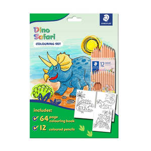 Colouring: Staedtler Colouring Book Set - Dino Safari