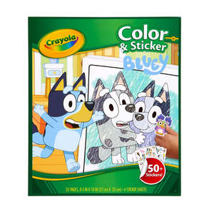 Colouring: Crayola Colour & Sticker - Bluey