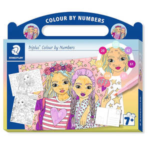 Colouring: Staedtler Triplus Colour By Numbers Kit - Fashion