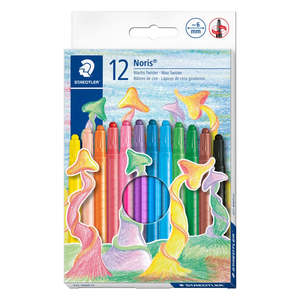 Colouring: Staedtler Noris Wax Twister Crayons 12pk