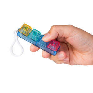 Fidget Fingers Keyboard Click Fidget Keychain