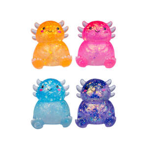 New Arrivals: Smoosho’s Super Squeeze Glitter Axolotl