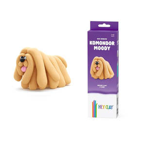 Clay Craft: Hey Clay Dog Buddies - Komondor Moody