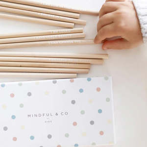 Affirmation Cards: Mindful & Co - Affirmation Colouring Pencils