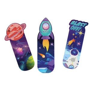 Diamond Art: Diamond Art Space Bookmark Set