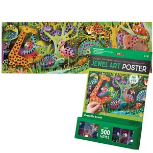 Diamond Art: Croc Creek Jewel Art Poster Jungle Paradise