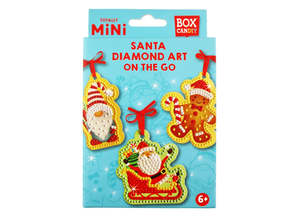 Diamond Art: Totally Mini Santa Diamond Art Set