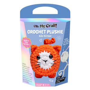 Cross Stitch: OMC! Crochet Plushie Kit - Kiki Kitten